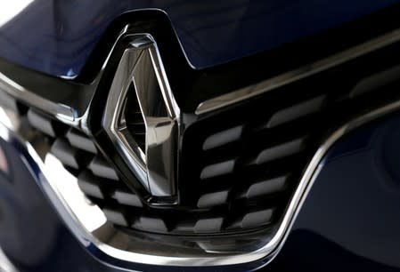 FILE PHOTO: The logo of French car manufacturer Renault is seen at a dealership of the company in Bordeaux