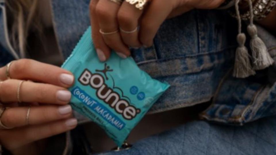 Bounce's popular health foods are sold in Woolworths and Coles across the country.