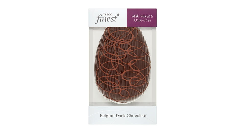 Tesco have produced a vegan, Belgian chocolate egg as part of its Finest range. [Photo: Tesco]