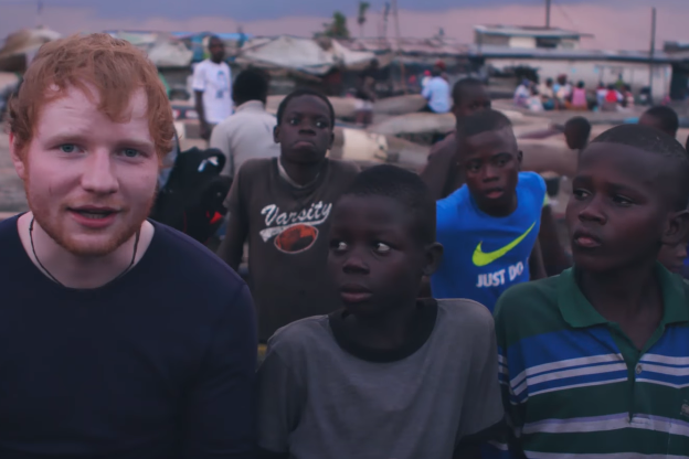 'White saviour': Ed Sheeran visits homeless young people in Liberia (BBC )