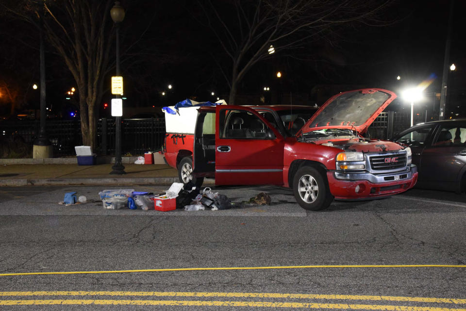 IMAGE: Lonnie Coffman's truck (U.S. Capitol Police)