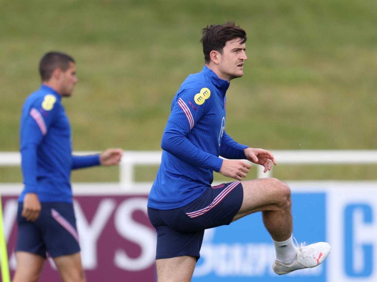 Harry Maguire in England training (Getty Images)