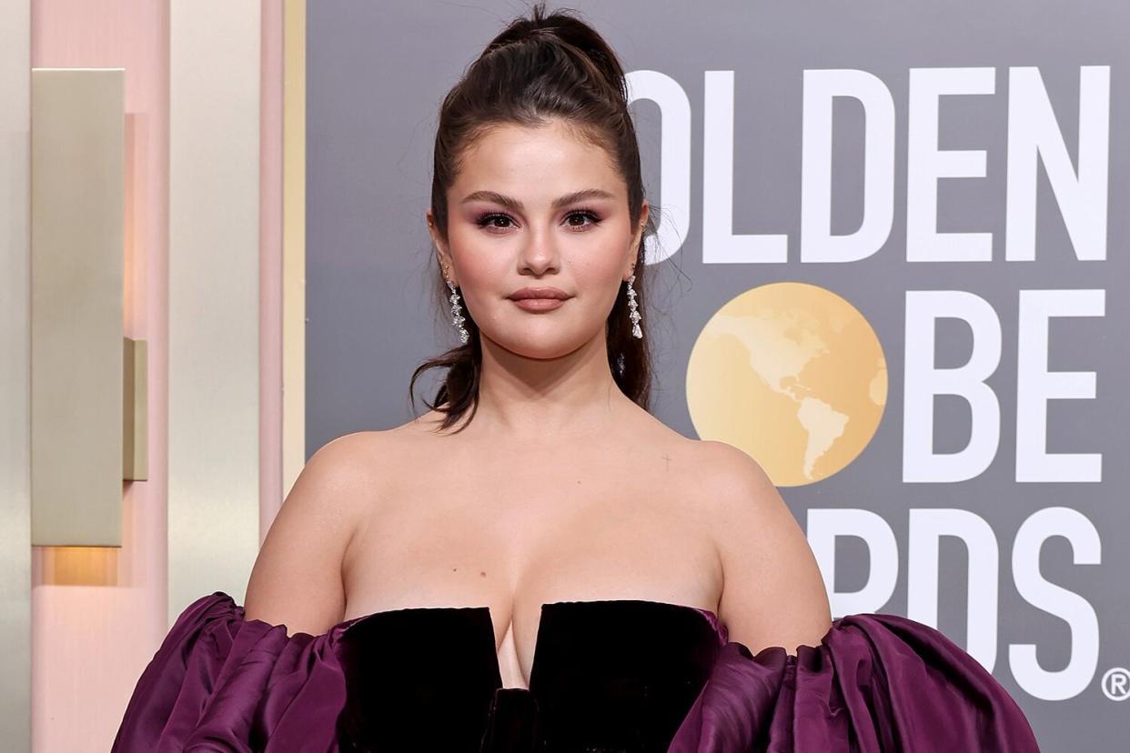 Selena Gomez attends the 80th Annual Golden Globe Awards at The Beverly Hilton on January 10, 2023 in Beverly Hills, California.