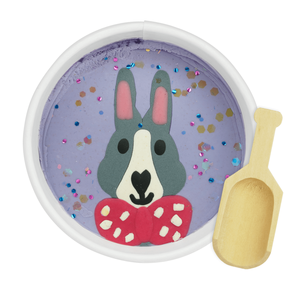 Bowtie Bunny Modeling Clay Lux Cup