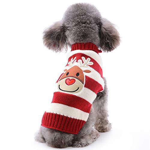 9) Reindeer Dog Christmas Sweater