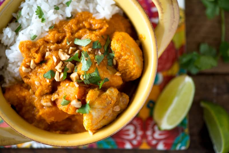 Coconut Chicken and Sweet Potato Stew