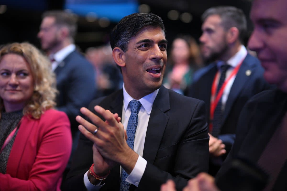 Rishi Sunak revealed the towns that are set to receive Levelling Up funds. (AFP via Getty Images)