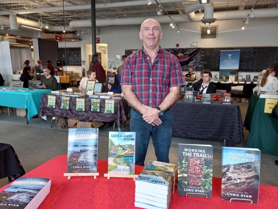 Chris Ryan likes to base his books in his hometown of Bay Bulls and reaches out to people to talk about historical events to enrich his writing.