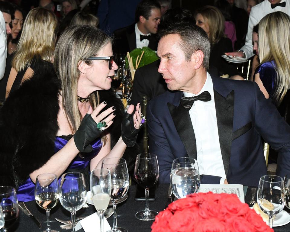 Yvonne Force Villareal and Jeff Koons