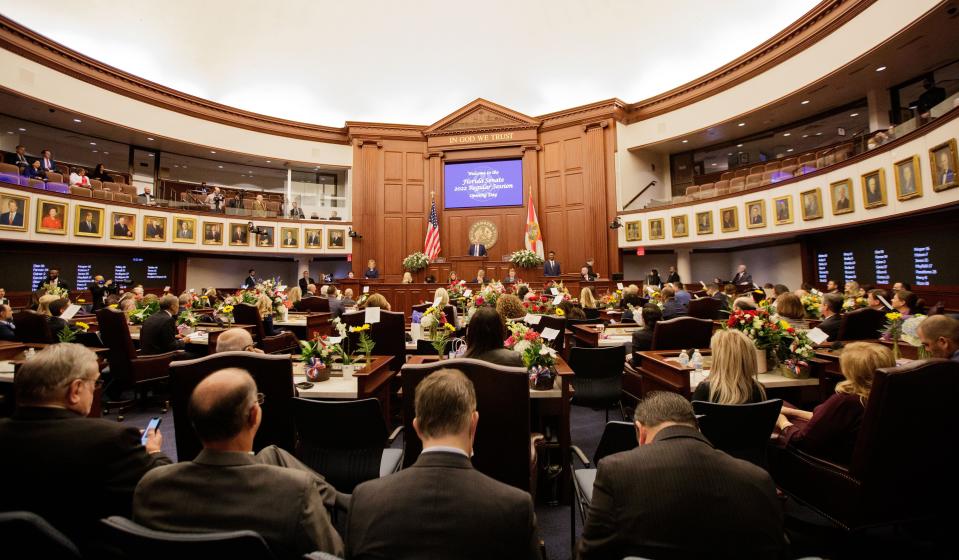 The Florida Senate, during the 2022 session.