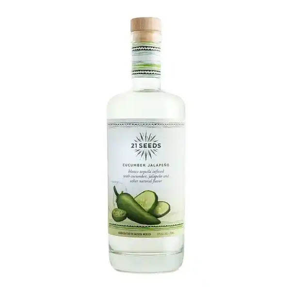 best tequila brands, 21 Seeds Cucumber Jalapeño Blanco Tequila