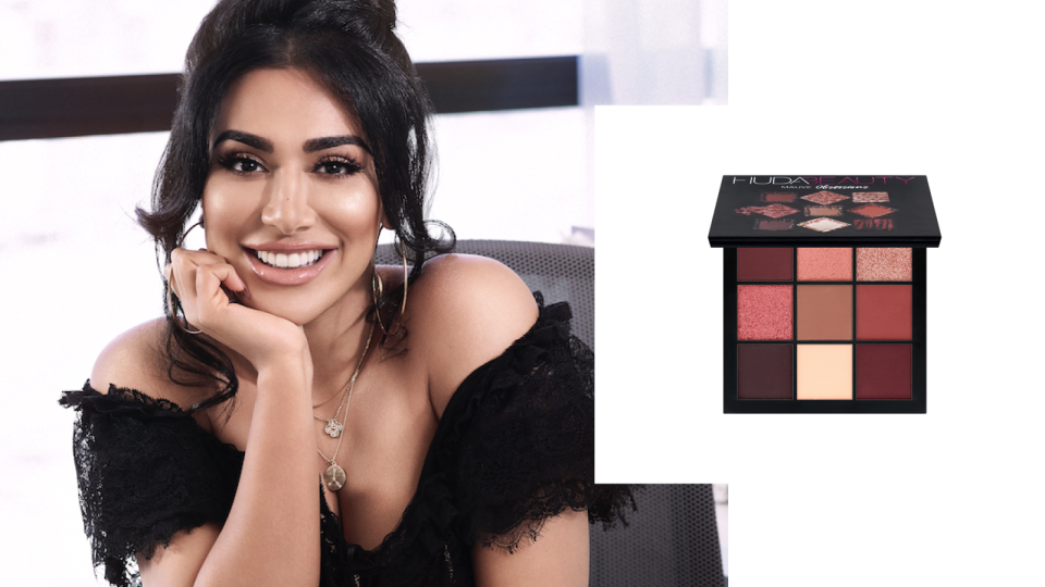 <p>When vloggers and Instagram influencers say, “GOALS,” we can’t help but imagine a powerhouse like Huda Kattan. The self-made entrepreneur trained as a makeup artist before launching her company with false eyelashes in 2013. Fast-forward five years later, and Huda Beauty has foundations (for diverse skin tones), highlighters, lip sets, and more that are sold at Sephora, JC Penney, and Selfridges, just to name a few retailers. <br><br>Mauve Obsessions Mini Eyeshadow Palette, $27, <a rel="nofollow noopener" href="http://shophudabeauty.com/product/obsessions-palette-mauve/?v=7516fd43adaa" target="_blank" data-ylk="slk:shophudabeauty.com;elm:context_link;itc:0;sec:content-canvas" class="link ">shophudabeauty.com</a>. (Art by Quinn Lemmers for Yahoo Lifestyle) </p>