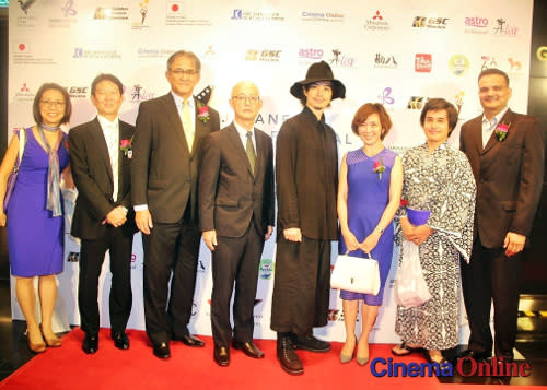 The actor-turned-director was at the 14th Japanese Film Festival at Pavilion KL yesterday