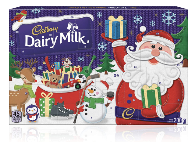 Cadbury Dairy Milk Advent Calendar (Photo via Amazon)