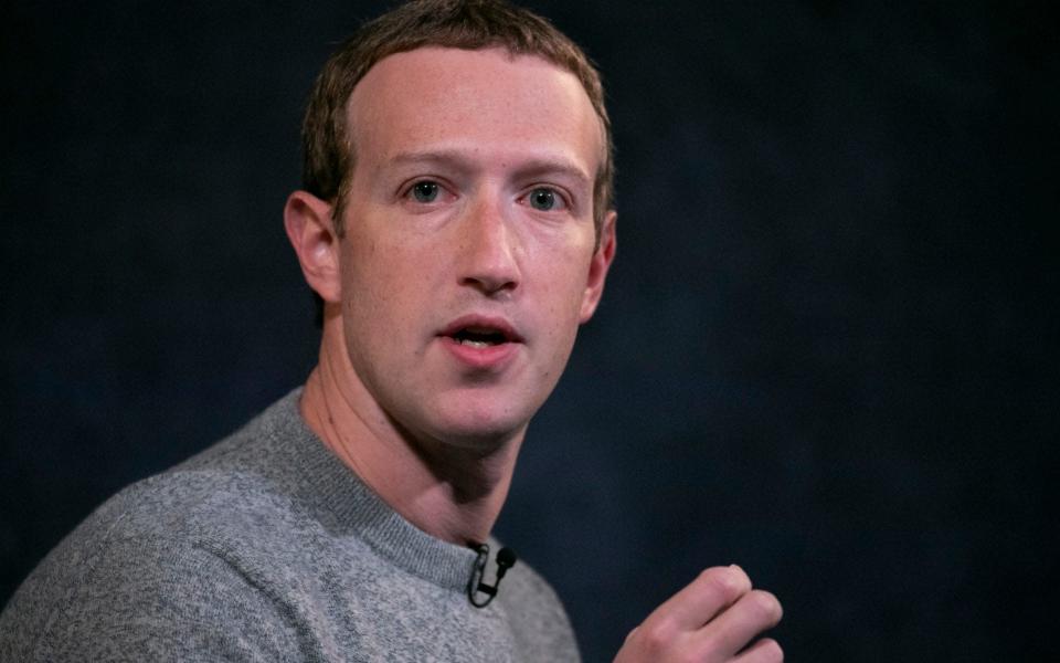 Mark Zuckerberg Facebook - AP Photo/Mark Lennihan, File