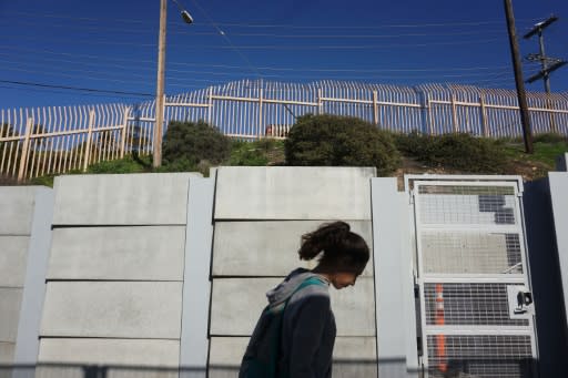 The wall on the US-Mexico border in San Ysidro, California -- Donald Trump has vowed to make Mexico pay for a wall along the entire length of the frontier