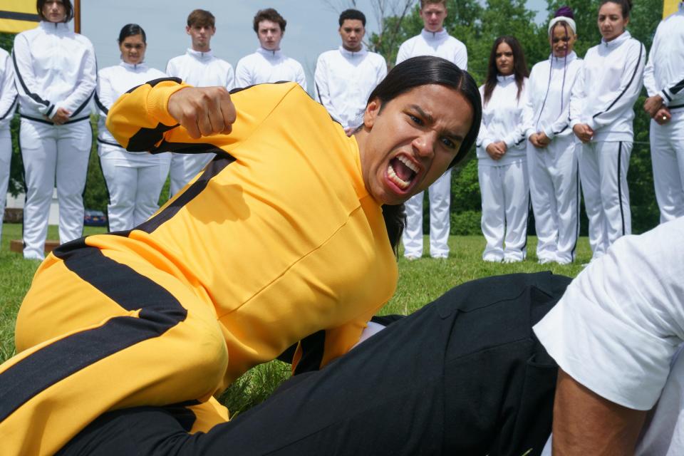 Tyler Dean Flores stars as a Bruce Lee-loving teen who dreams of getting into his first brawl with his best friends in the coming-of-age comedy "Miguel Wants to Fight."