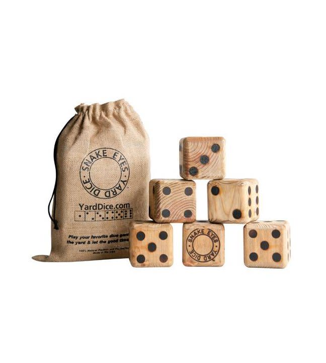 Wooden Lawn Dice