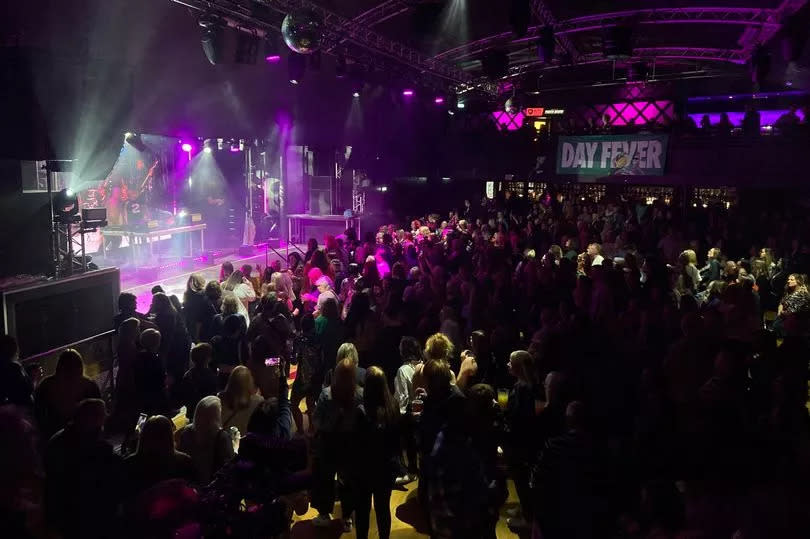 A crowded dance floor at Rock City in Nottingham