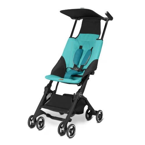3) GB Capri Blue Pockit Stroller