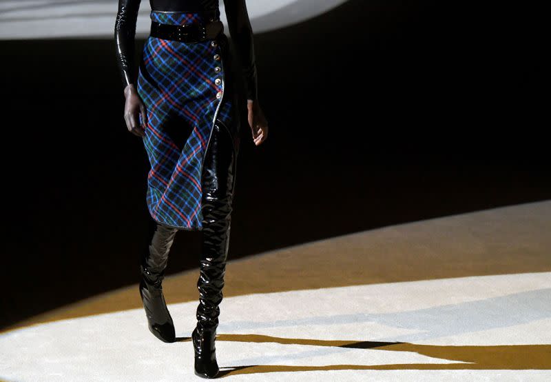 Saint Laurent collection show at Paris Fashion Week