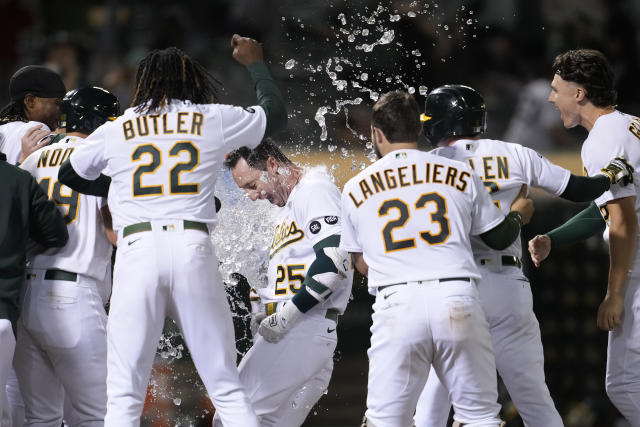 Shea Langeliers' game-winning HR in 9th helps A's end skid