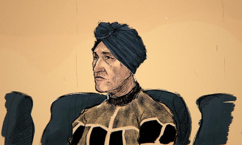 A courtroom sketch of former Melbourne school principal Malka Leifer during her county court trial where she has pleaded not guilty to 29 charges.