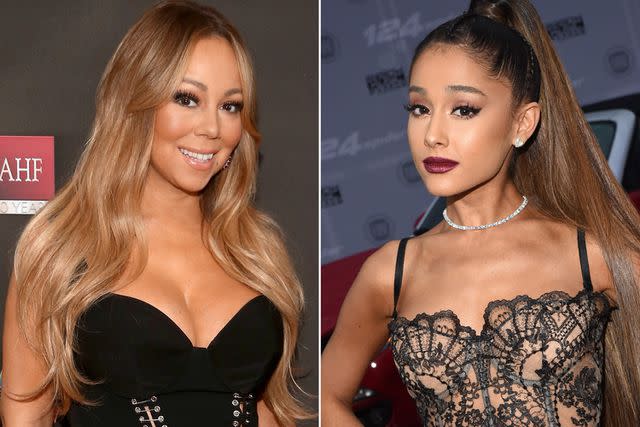 Tommaso Boddi/Getty Images; Michael Kovac/Getty Images Mariah Carey, Ariana Grande