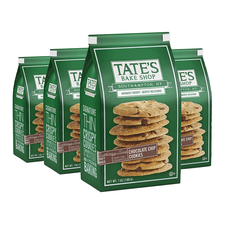 Tate's Bake Shop Chocolate Chip Cookies 4-Pack