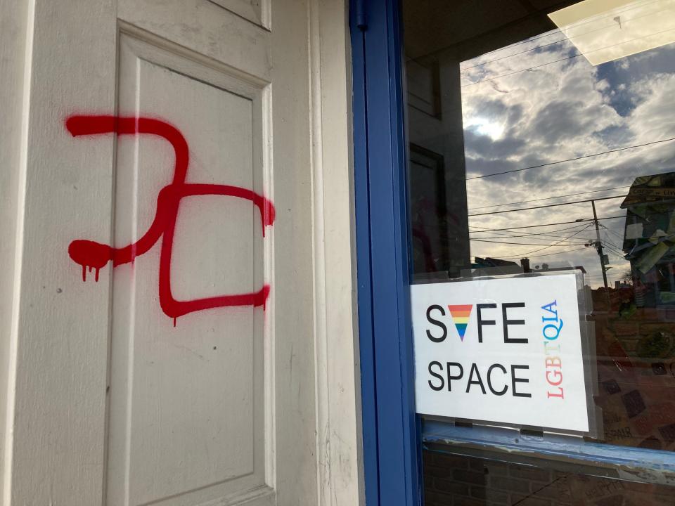 Among the businesses vandalized in Wilmington on Feb. 12, 2022 was Brandywine Counseling and Community Services on Lancaster Avenue.