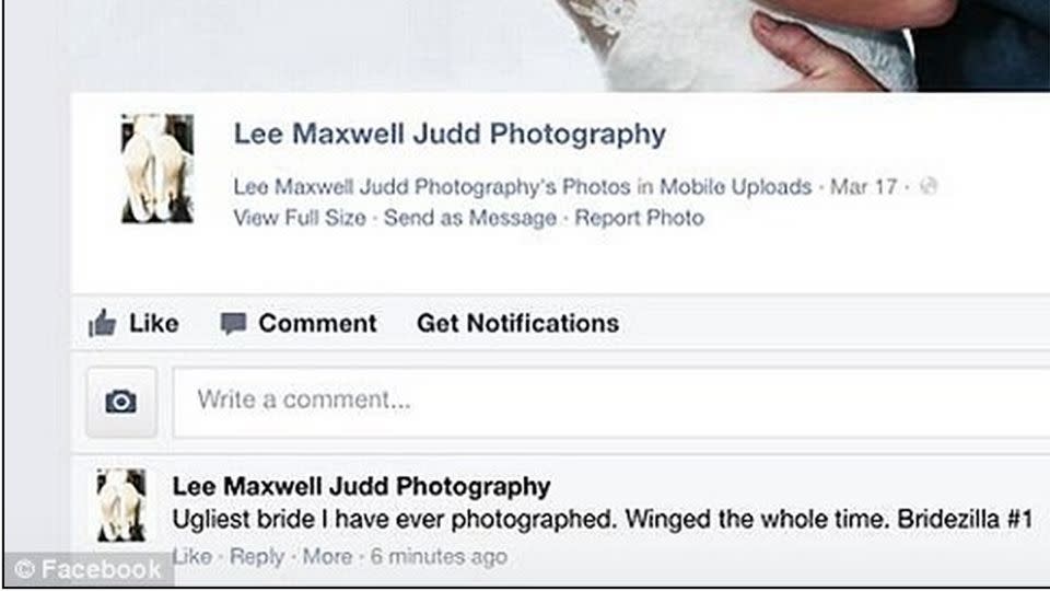 From Mr Maxwell Judd's Facebook page.