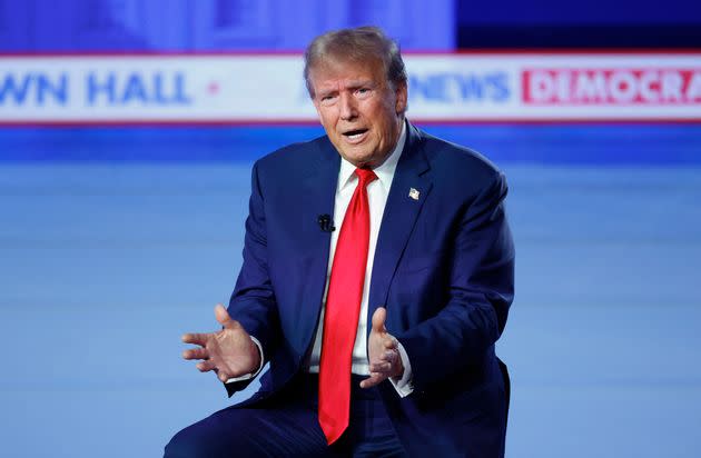 Former President Donald Trump continued his practice of skipping debates with his Republican primary opponents and instead held a town hall aired by Fox News.