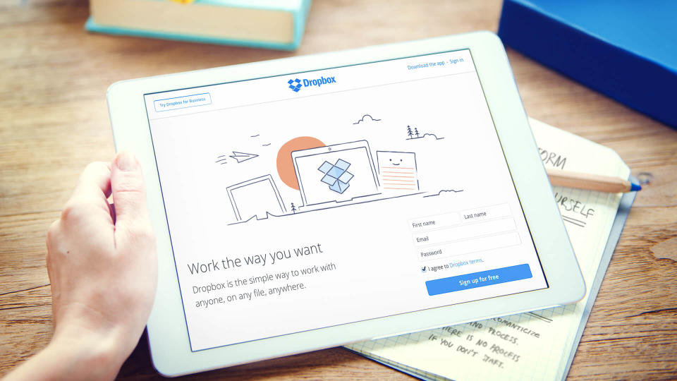 Dropbox storage service