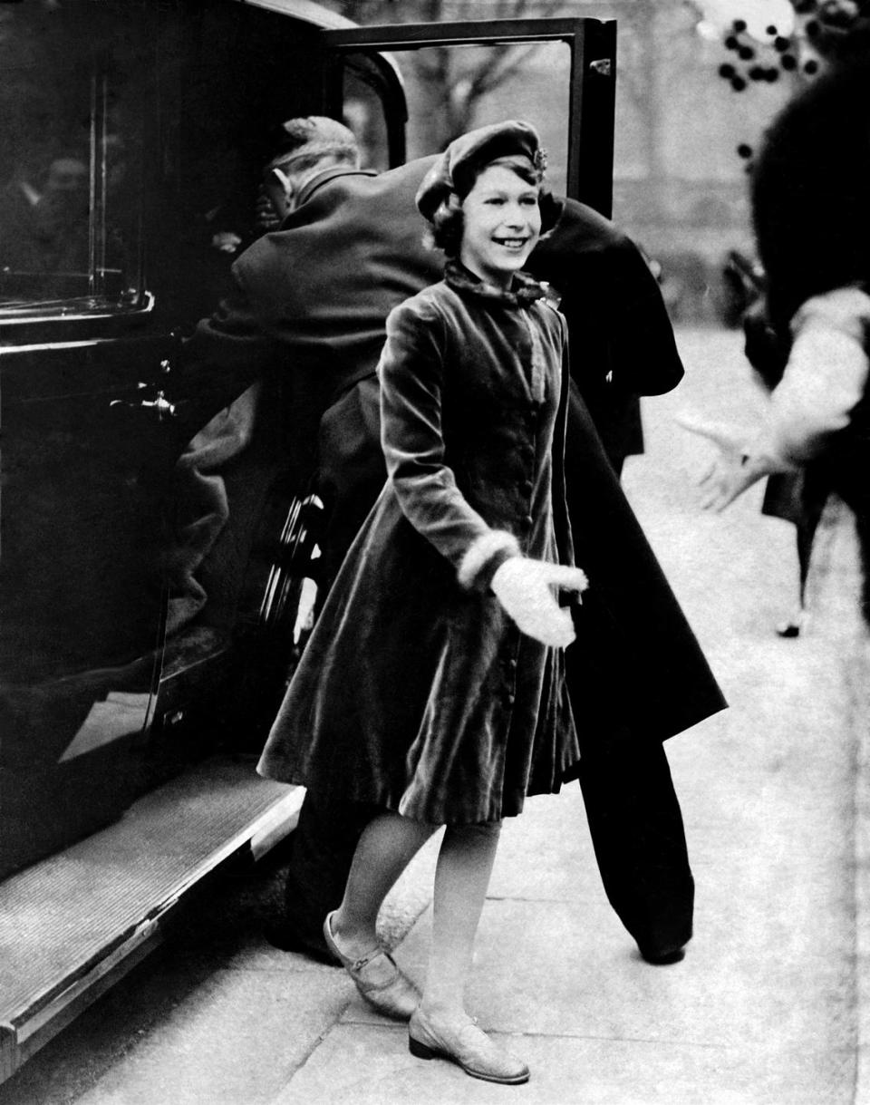 aged 12 the young princess elizabeth is already training to be queen and is meeting people in her own right march 1939