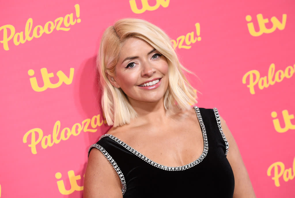 Holly Willoughby admitted she doesn't wear underwear under her nightwear, pictured in November 2019. (Getty Images)