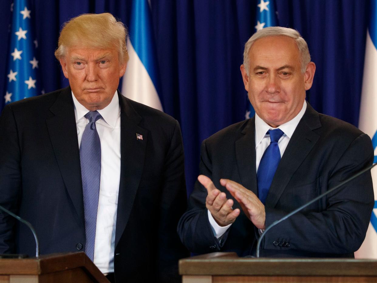 Donald Trump Benjamin Netanyahu