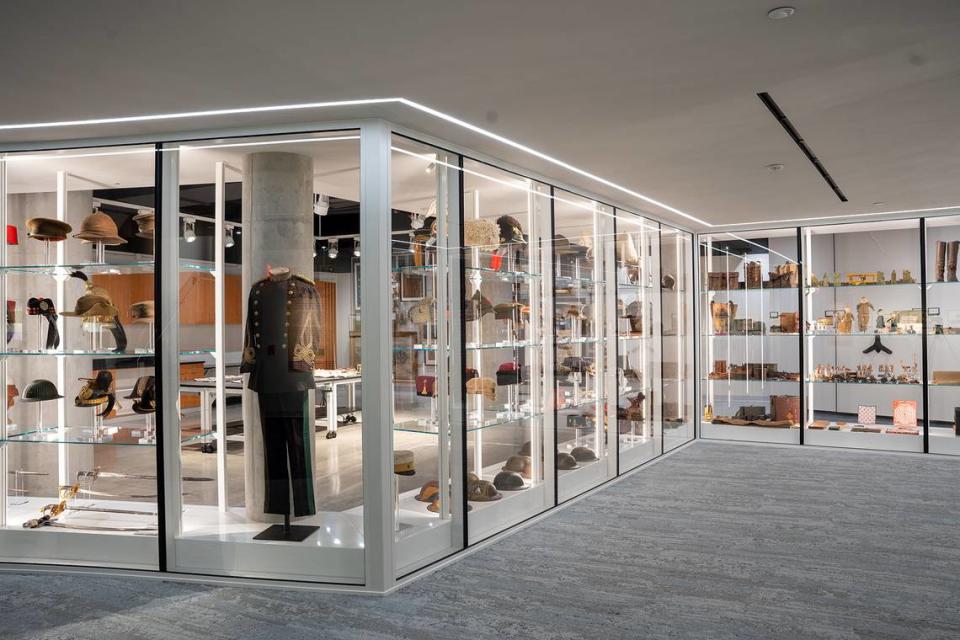 The newly renovated lower level of the National WWI Museum and Memorial.