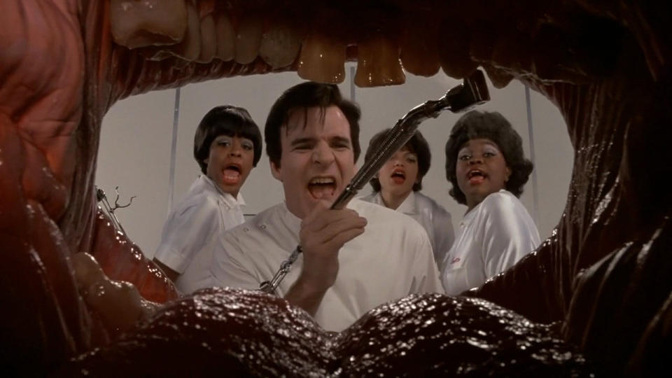 Steve Martin in LIttle Shop of Horrors