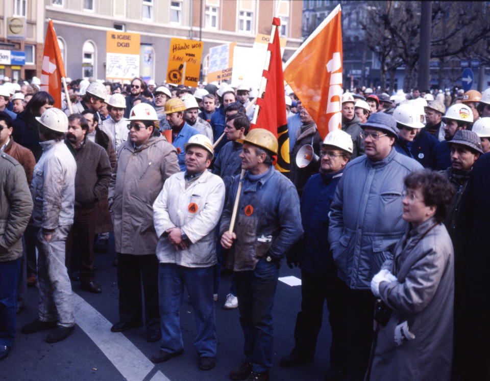 58.000 Beschäftigte traten 1984 in den Streik. (Bild: Getty Images)