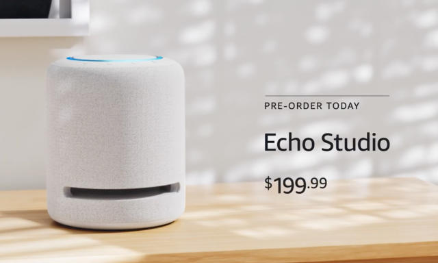 Amazon announces Echo Studio and Echo Dot speakers with improved audio