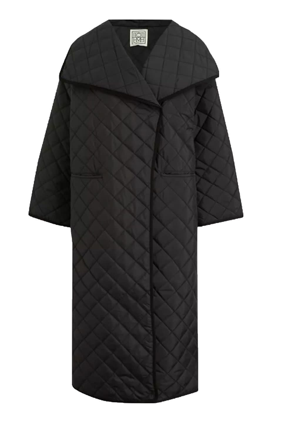 toteme black coat