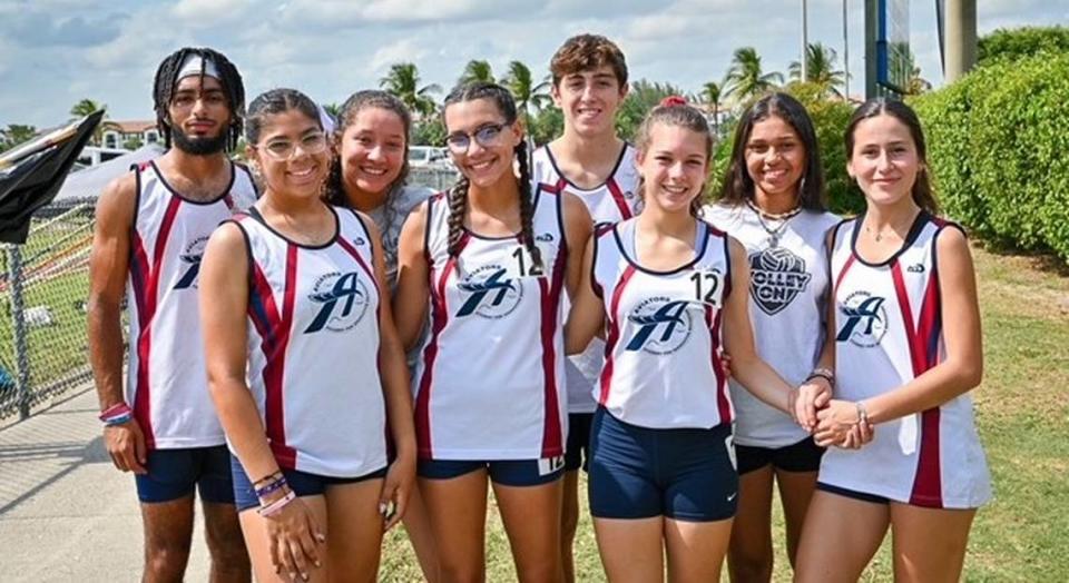 Region qualifiers from the AIE boys’ and girls’ track & field teams.