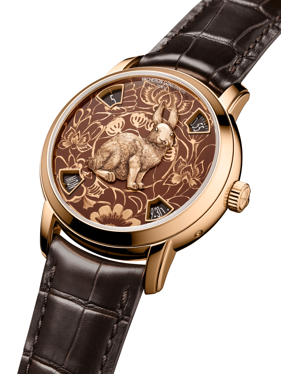 The gold Vacheron Constantin Métiers d’Art Legend of the Chinese Zodiac Rabbit.