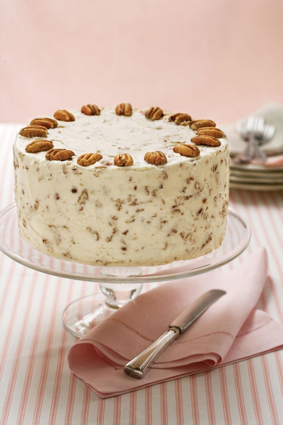 <p><strong>Recipe: </strong><a href="https://www.southernliving.com/syndication/italian-cream-cake-2" rel="nofollow noopener" target="_blank" data-ylk="slk:Italian Cream Cake;elm:context_link;itc:0;sec:content-canvas" class="link "><strong>Italian Cream Cake</strong></a></p> <p>This old-fashioned cake recipe has been a reader go-to for decades, whether for birthdays or holidays. One reader who hadn’t baked it in a while said, “I forgot how truly delicious this cake is.”</p>