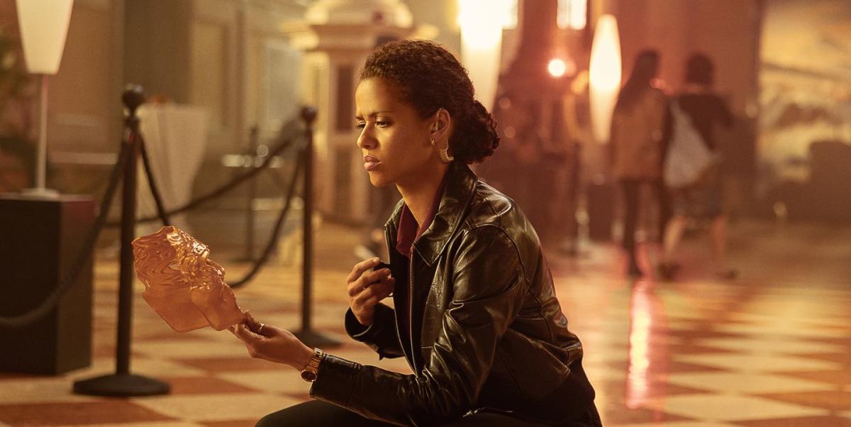 Gugu Mbatha-Raw from “Loki” gives a preview of the new “epic” heist film Lift