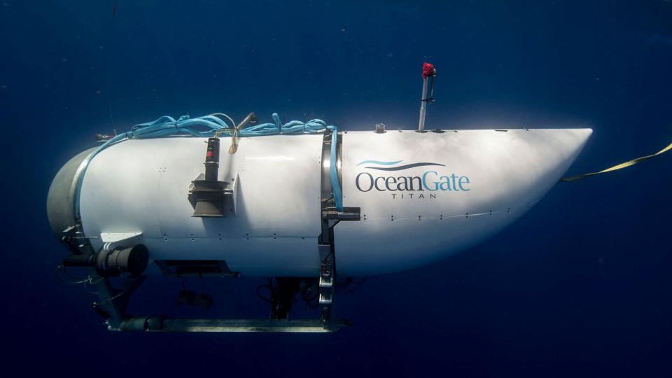 由OceanGate Expeditions公司營運的深海探索潛水器「泰坦號」。路透社