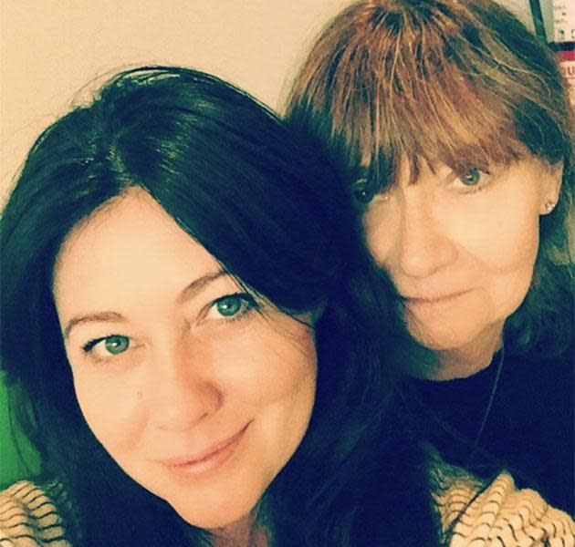 Shannen Doherty and her mom. (Photo: Instagram)