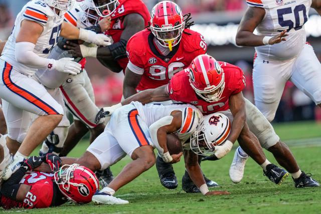 Georgia football kickoff time, TV assignment announced for Auburn