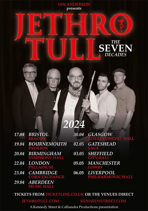 Jethro Tull UK tour poster