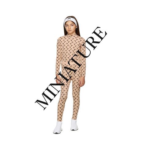 Marine Serre SSENSE Exclusive Kids Brown All Over Moon Leggings